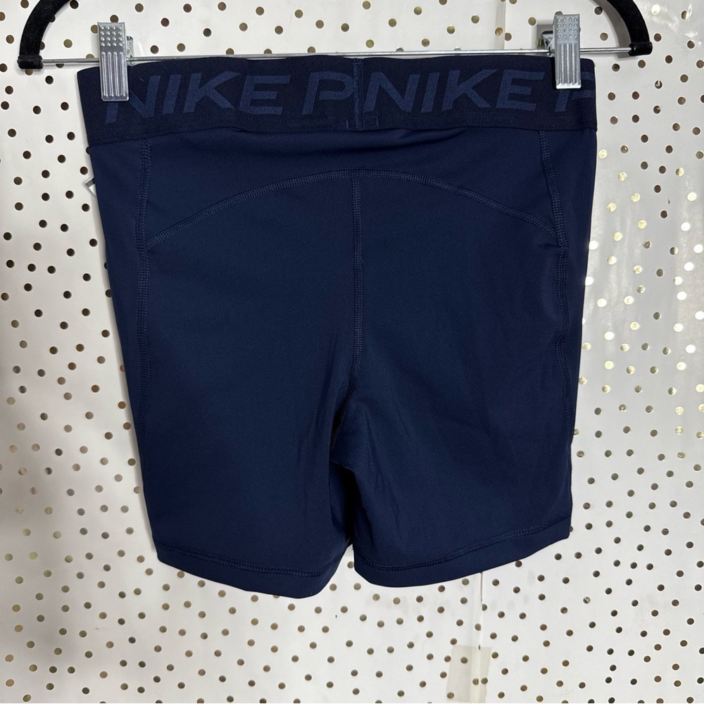 Nike Pro Dark Blue Training Shorts - Picture 6 of 7